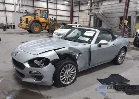 2019 Fiat 124 Spider Classica from USA, damaged, VIN JC1NFAEK7K0142978